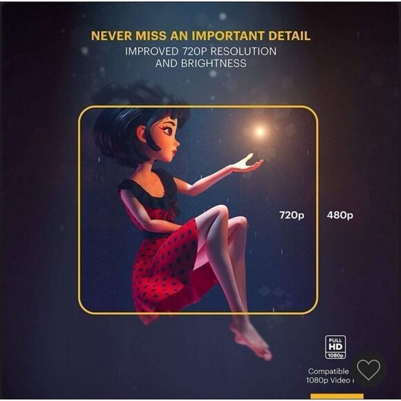 Kodak FLIK X7 Portable Projector, 720p Home Portable Projector. New in Box! - Picture 7 of 16